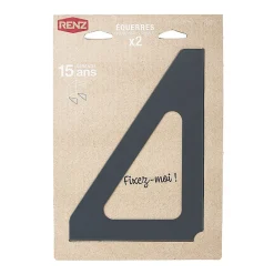 Renz Support De Boîte Aux Lettres-Equerres murales Gris anthracite mat RAL 7016 M