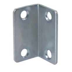 Diall Equerre De Fixation-4 Equerres spéciale Acier zingué 45 x 25 mm