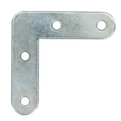 Diall Equerre De Fixation-4 Equerres spéciale Acier zingué L.10 x H.50 x EP.50mm