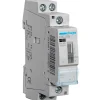 Hager Erc218 Relais à Commande Manuelle (avec Marche Forcée) 1no+1nf - 16a - Bobine 230 Vac - Bornes à Vis