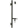 Afbat Accessoire Pour Volet, Fenêtre Et Portail-Espagnolette plate complète acier noir h.1500 mm