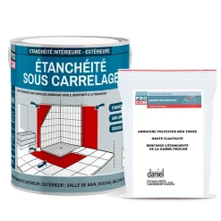 Procom Etanchéité Du Mur Intérieur-Etancheite sous carrelage, KIT douche, salle de bain, pièce humide - résine d'imperméabilisation, protection à l'eau - -2.5