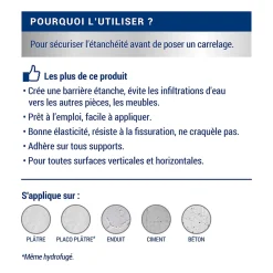 Ripolin Etanchéité avant carrelage intérieur mat L