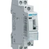 Hager Autre Commande Modulaire-Etc425 Contacteur Jour Nuit Triphasé Pour Heures Creuses 4no - 25a - Bobine 230 Vac - Bornes à Vis - 2 Modules