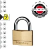 Master Lock Cadenas, Antivol-170EURD Cadenas à Clé en Laiton, Doré, 9,8 x 7 x 1,9 cm