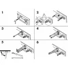 Thirard Ferme-porte automatique hydraulique Design force 3, blanc -