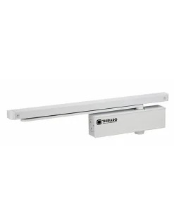 Thirard Ferme-porte automatique hydraulique Design force 3, bras coulissant, blanc -
