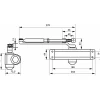 Thirard Ferme-Porte-Ferme-porte automatique hydraulique force 4, blanc -