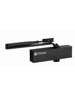 Thirard Ferme-porte automatique hydraulique Design force 2 à 4, noir -