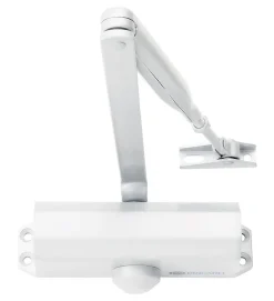 Autres Ferme-porte Bricard Blanc bras compas fermeture automatique jusqu à 60 kg Force 3