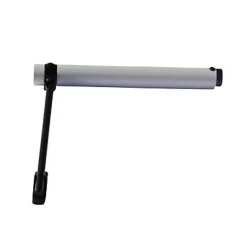 Diall Ferme-porte à tige noir Aluminium