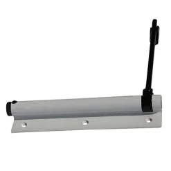 Diall Ferme-porte à tige noir Aluminium