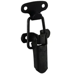 Diall Fermoir à levier acier laqué noir H. 60 x l. 33