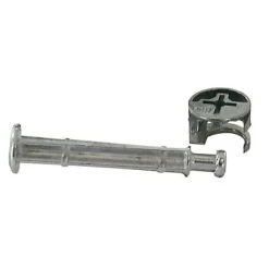 Diall Ferrure d'assemblage + Goujon ø15 x L. 47.5 mm en acier, lot de 2
