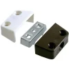 Diall 4 Ferrures d'assemblage Blanc H. 48 x L. 20 x EP.16 mm