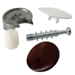 Diall Ferrure-2 ferrures d'assemblage + Goujon ø25 x H. 12 mm