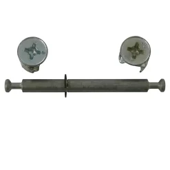 Diall Ferrure-2 ferrures d'assemblage + Goujon ø15 x H. 12,5 mm