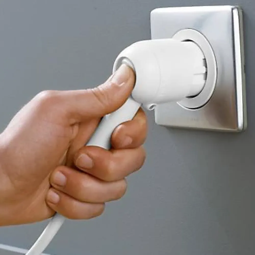 Legrand Fiche Électrique-Fiche à extraction rapide plastique blanc