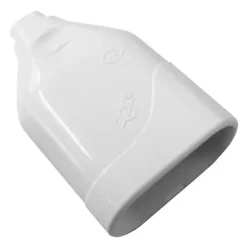 Diall Fiche femelle 6A blanc glossy 2 pôles