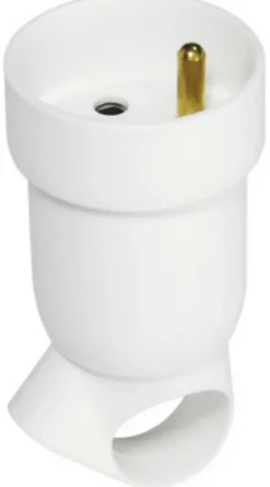 Legrand Fiche femelle 16A 2 P+T blanc avec anneau