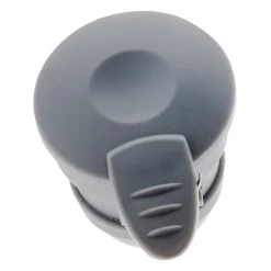Zenitech Fiche Électrique-Fiche femelle à clapet 16A 2P+T - Gris -