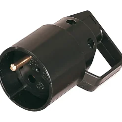 Lebenoid Fiche femelle 2P+T anneau + eclipse noir Lébénoïd