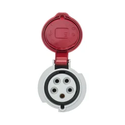 Ide Interrupteur Étanche-Fiche Femelle Tétrapolaire 32a 3p+n+t 380v - 5 Broches - étanche Ip44 -