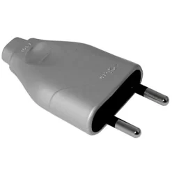 Diall Fiche électrique mâle 6A métal