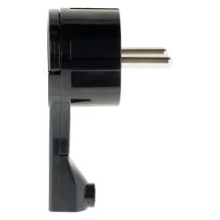 Zenitech Fiche Électrique-Fiche mâle 16A extraplate - Noire -
