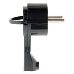 Zenitech Fiche Électrique-Fiche mâle 16A extraplate - Noire -