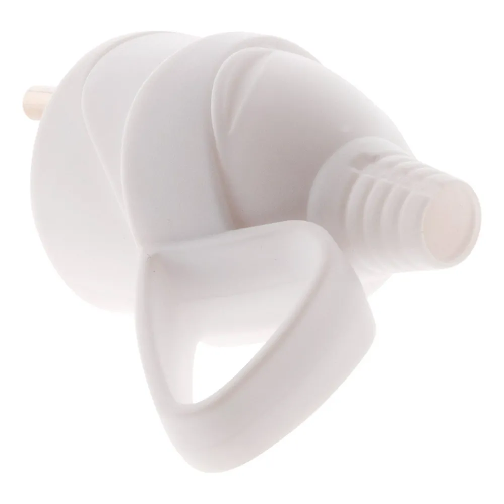 Zenitech Fiche mâle anneau -16A 2P+T - Blanc -