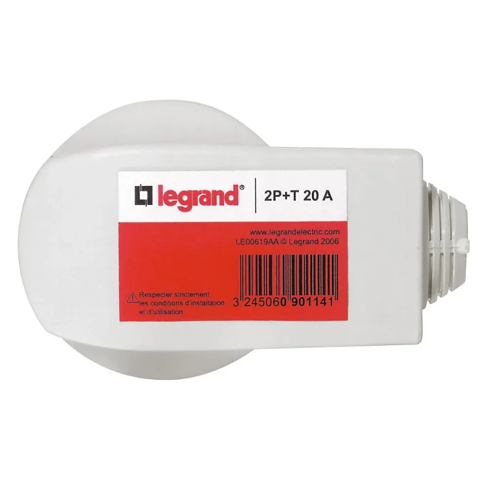 Legrand Fiche Électrique-Fiche mâle avec terre 20 A 2P+T
