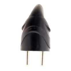 Zenitech Fiche mâle coudée 16A 2P+T - Noir -