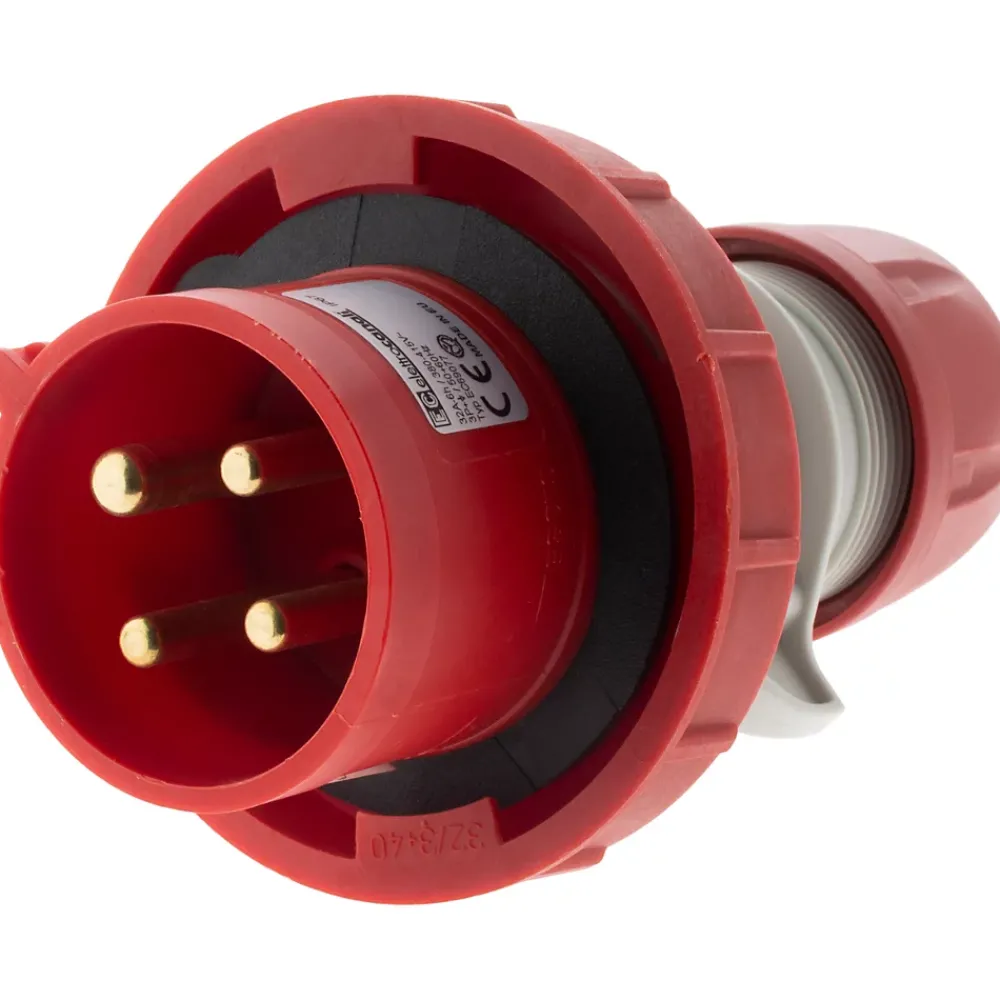 Zenitech Fiche Électrique-Fiche mâle IEC309 3P+T 32A -