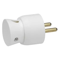 Legrand Fiche Électrique-Fiche mâle latérale 16A 2 P+T blanc