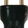 Lebenoid Fiche Électrique-Fiche mâle latérale 2P+T IP40 noir Lébénoïd