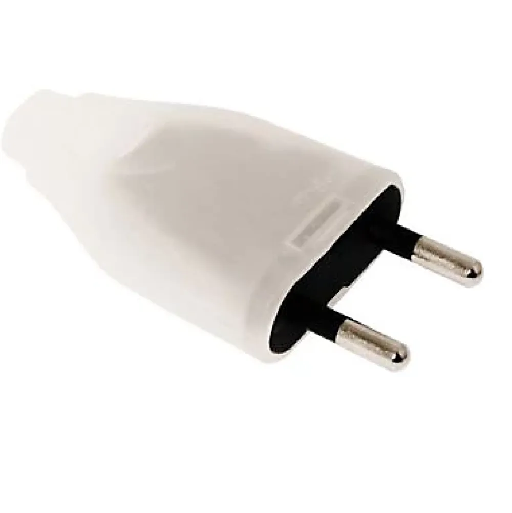 Zenitech Fiche Électrique-Fiche mâle lumineuse 6A métal