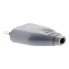 Zenitech Fiche Électrique-Fiche mâle 2P 6A - Gris -