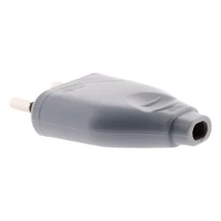 Zenitech Fiche Électrique-Fiche mâle 2P 6A - Gris -