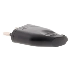Zenitech Fiche Électrique-Fiche mâle 2P 6A latérale - Noir -