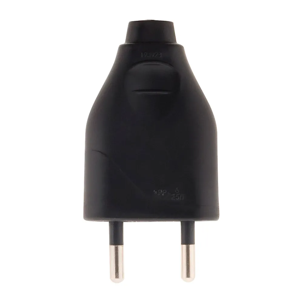 Zenitech Fiche mâle 2P 6A - Noir -