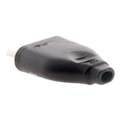 Zenitech Fiche mâle 2P 6A - Noir -