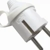 Dio Fiche Électrique-Fiche mâle 2P+Terre Schuko - Blanc -