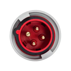 Ide Fiche Mobile Male Triphasé 16a 3p+t 380v - 4 Broches - étanche Ip67 -