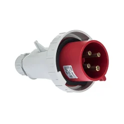 Ide Interrupteur Étanche-Fiche Mobile Male Triphasé 32a 3p+t 380v - 4 Broches - étanche Ip67 -