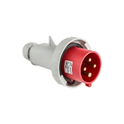 Ide Interrupteur Étanche-Fiche Mobile Male Triphasé 32a 3p+t 380v - 4 Broches - étanche Ip67 -