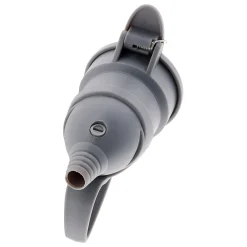 Zenitech Fiche Électrique-10 fiches femelles clapet 16A 2P+T gris