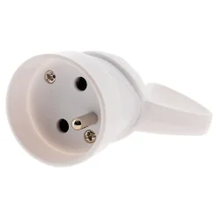 Zenitech 10 fiches femelles 2P+T blanc