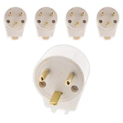 Zenitech 5 fiches mâles 20A coudées 2P+T