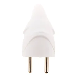 Zenitech 10 fiches mâles coudées 16A 2P+T blanc